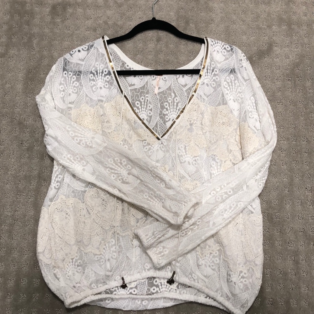 Free people lace top